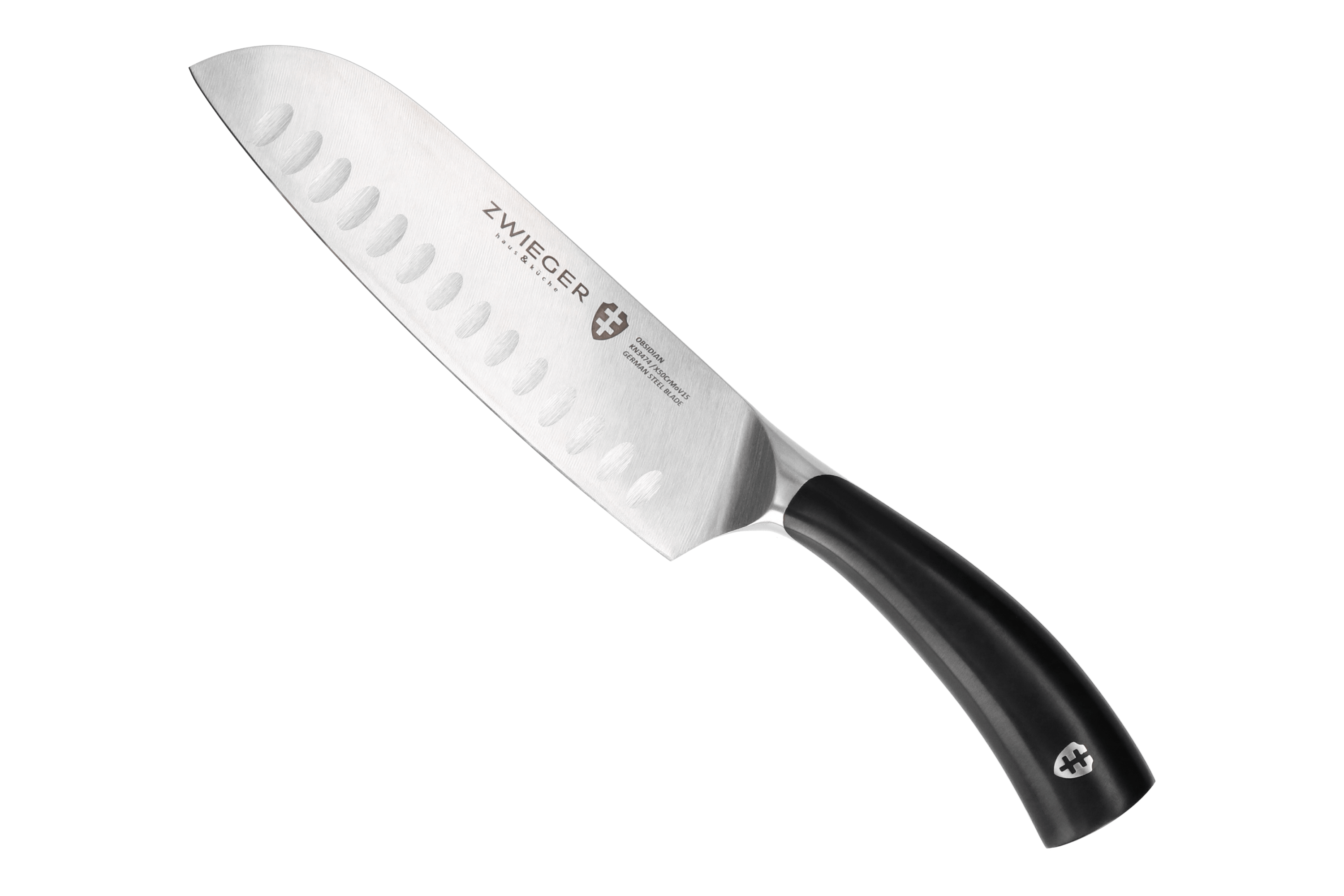 Nóż Santoku 18 cm Obsidian Zwieger