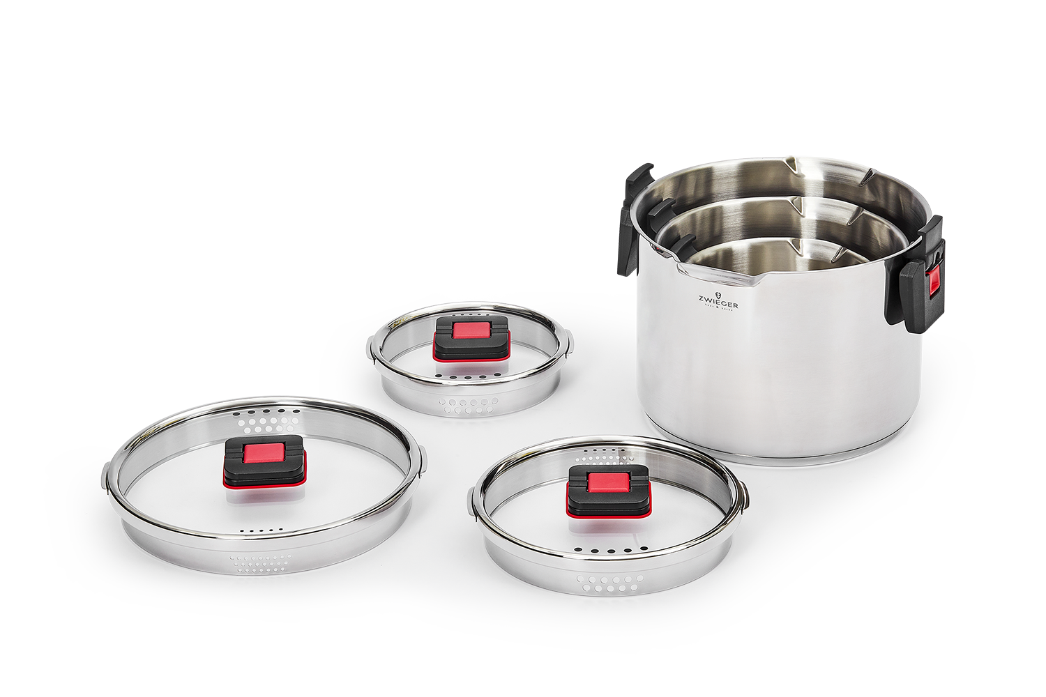 Zestaw garnków 6 el. Kompact PRO Zwieger + deska z nożem i ostrzałką Optima