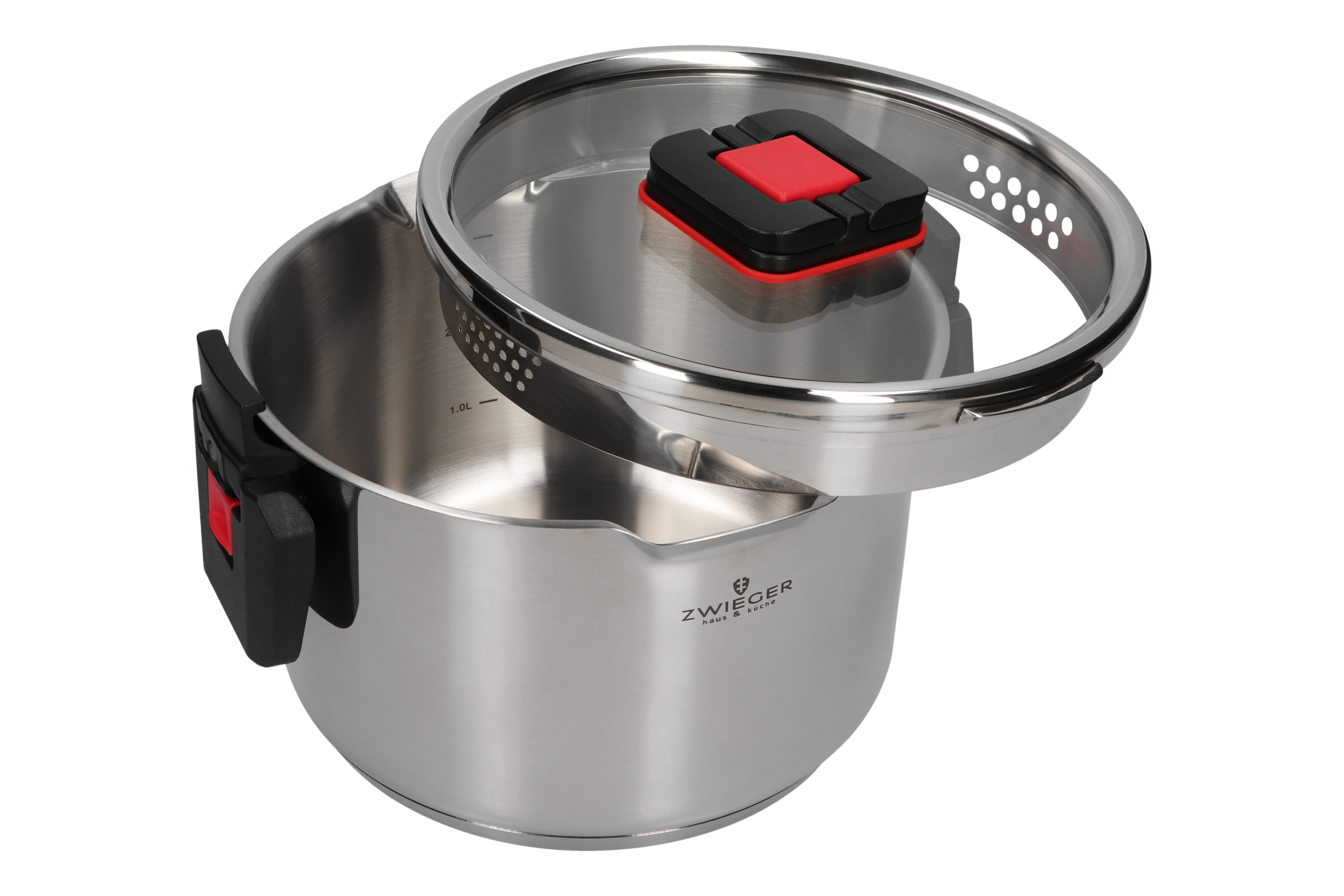 Zestaw garnków 6 el. Kompact PRO + Podbierak, łyżka do makaronu, chochla Forte