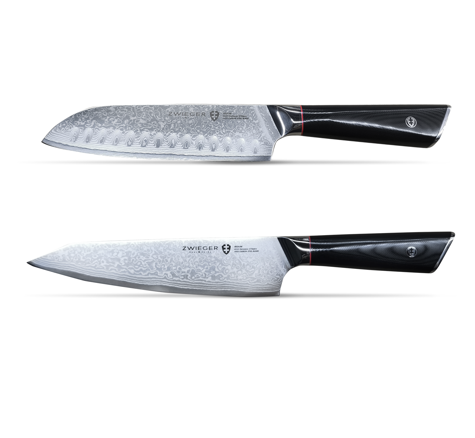 Zestaw noży 2 el. Damascus Zwieger