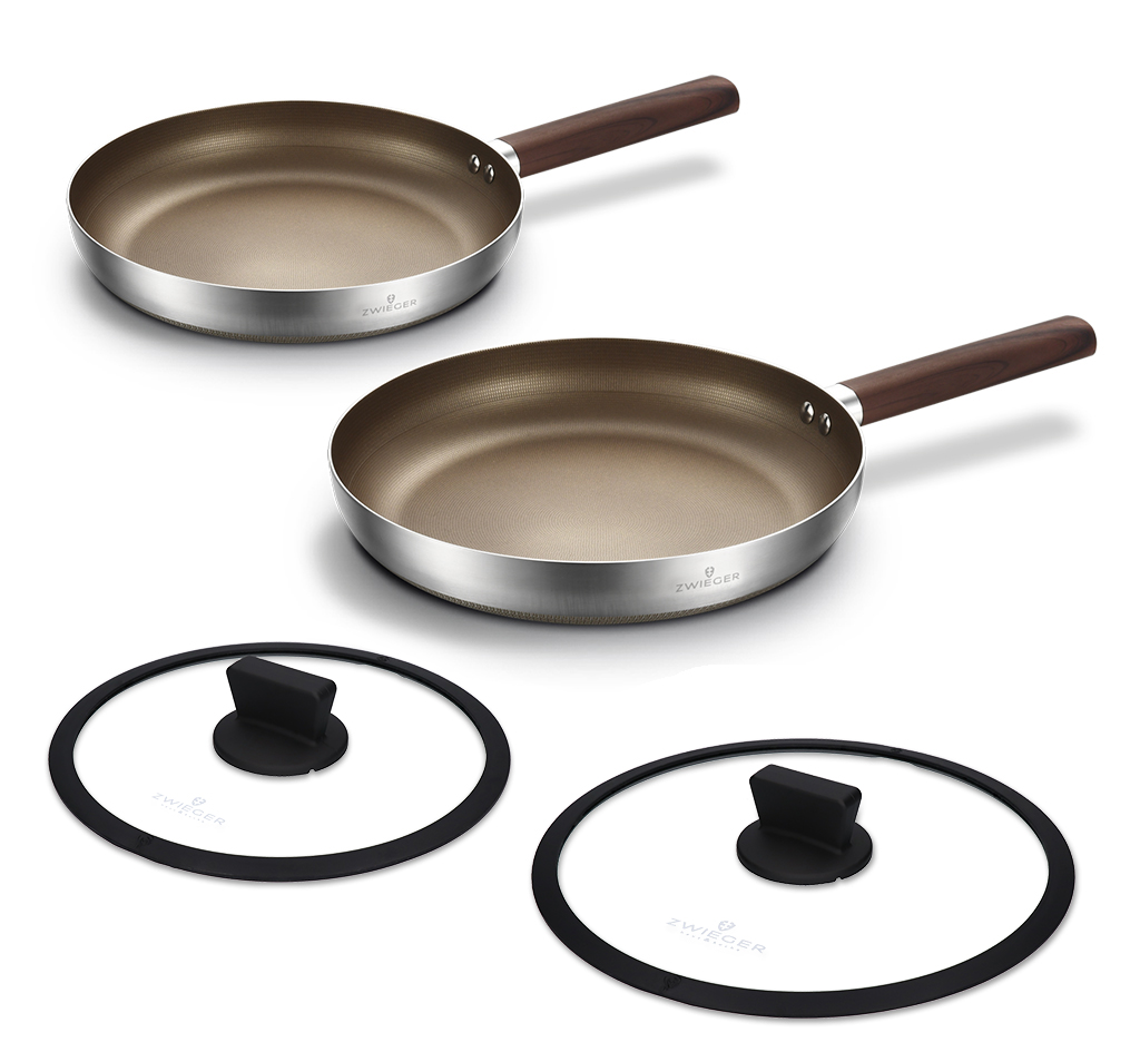 Zestaw patelni i pokrywek 4 el. TitanCore Zwieger