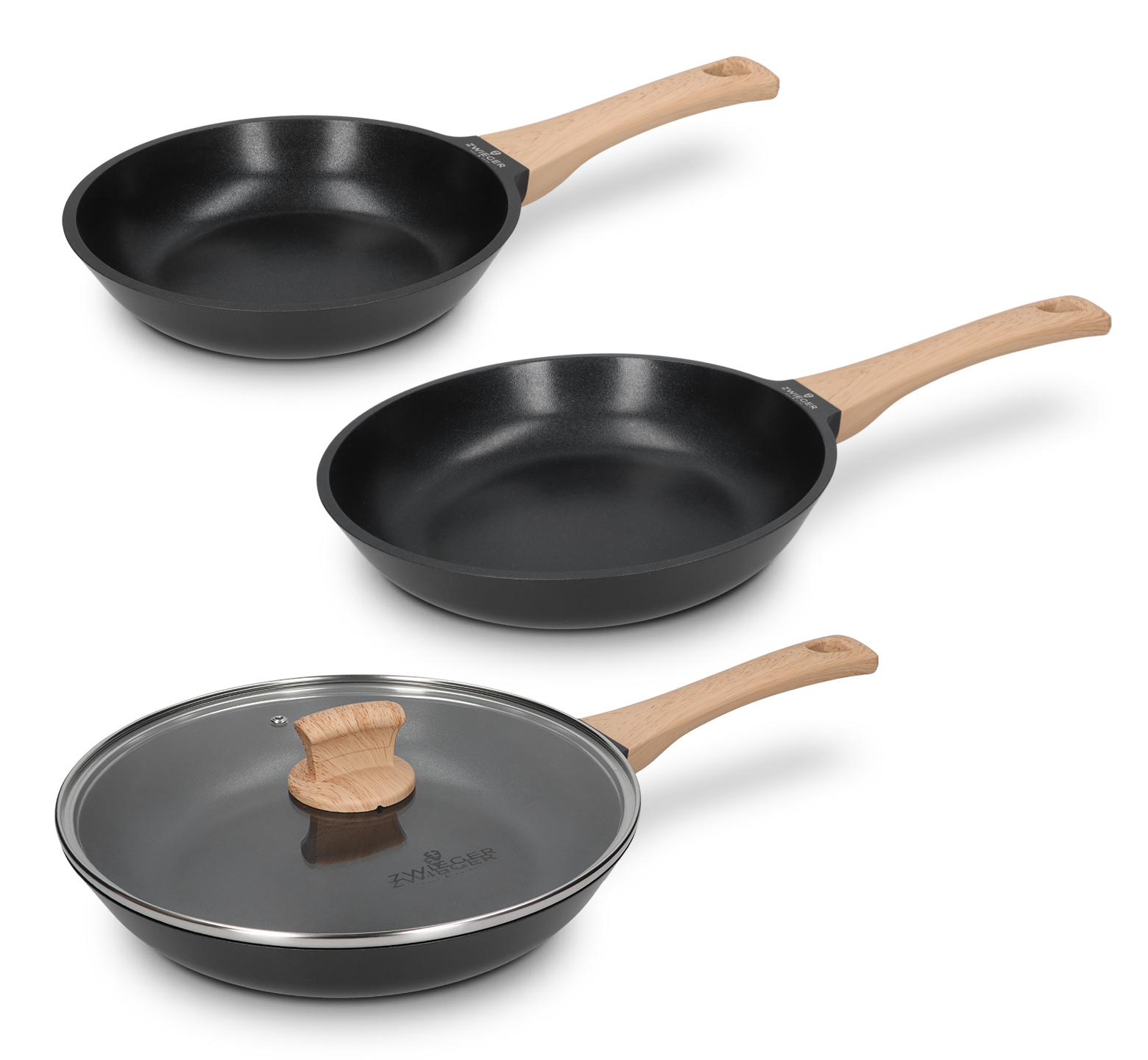 Zestaw patelni i pokrywek 5 el. Nordic Zwieger