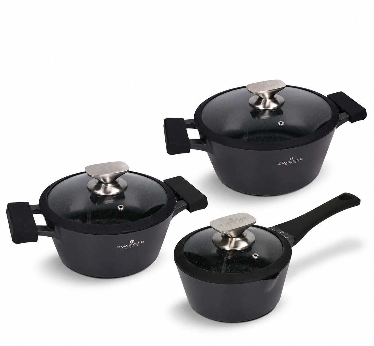 Zestaw garnków 6 el. Black Stone Zwieger