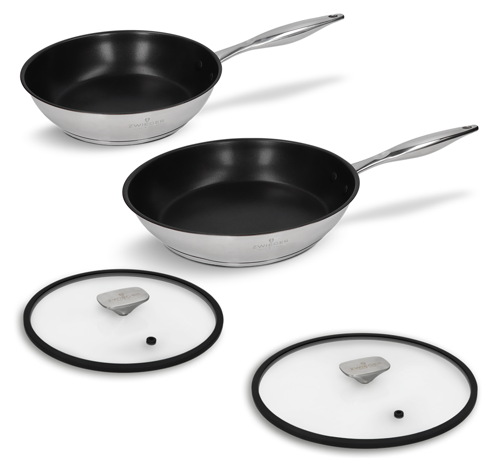 Zestaw patelni i pokrywek 4 el. Klassiker Zwieger