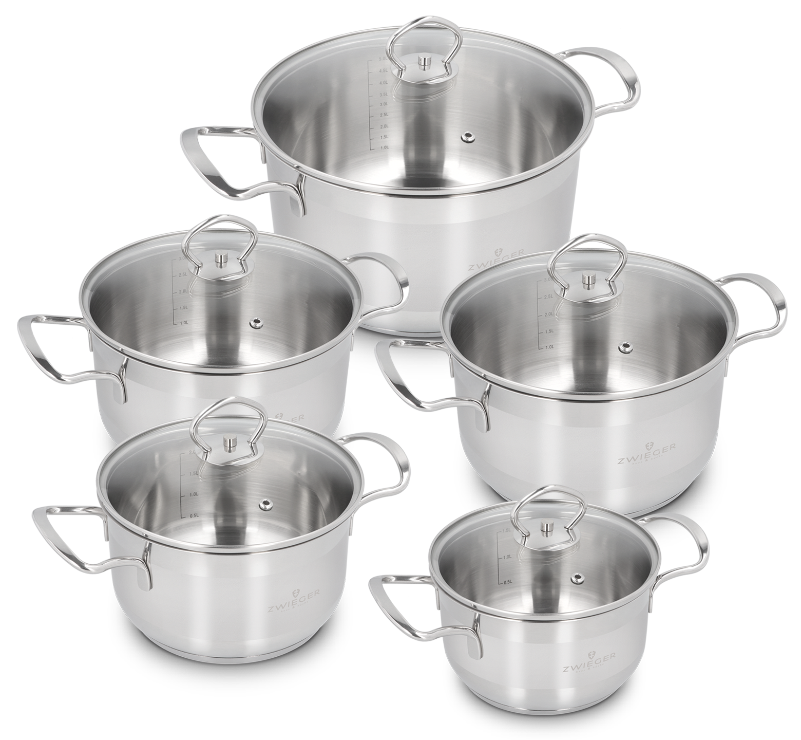 Zestaw garnków 10 el. Rocca Zwieger