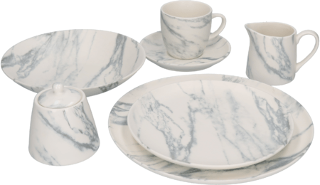Porcelana - zestaw obiadowo-kawowy 32 el. Mavis Zwieger